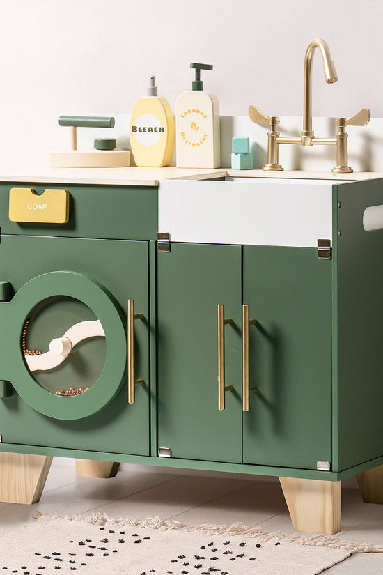 Vintage Wooden Toy Washing Machine