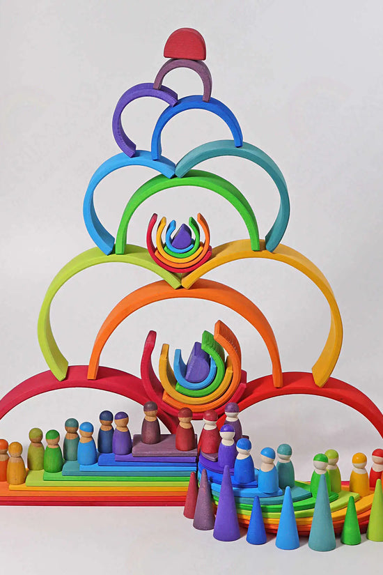 Dyed Linden Rainbow Stacker
