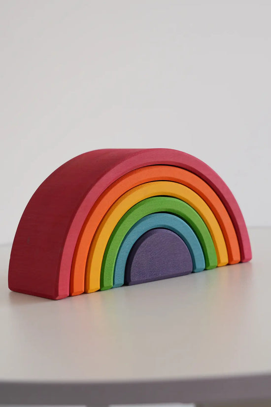 Wooden Rainbow Stacking Toy