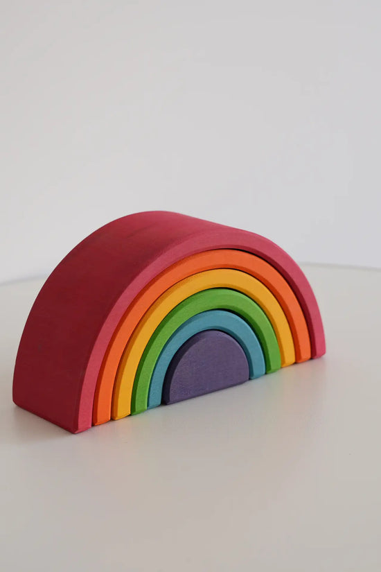 Wooden Rainbow Stacking Toy