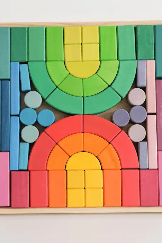 Lunamoa Rainbow Castle Blocks