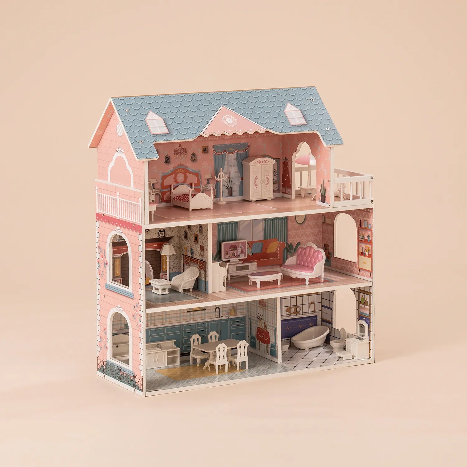 3-Story Kids Doll House