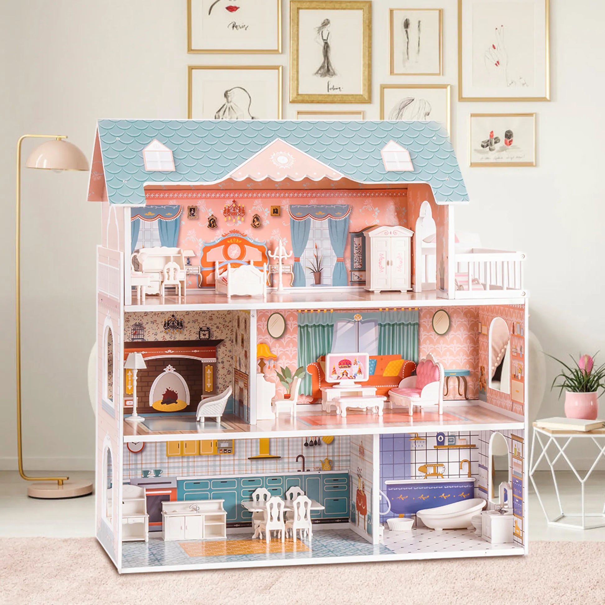 3-Story Kids Doll House