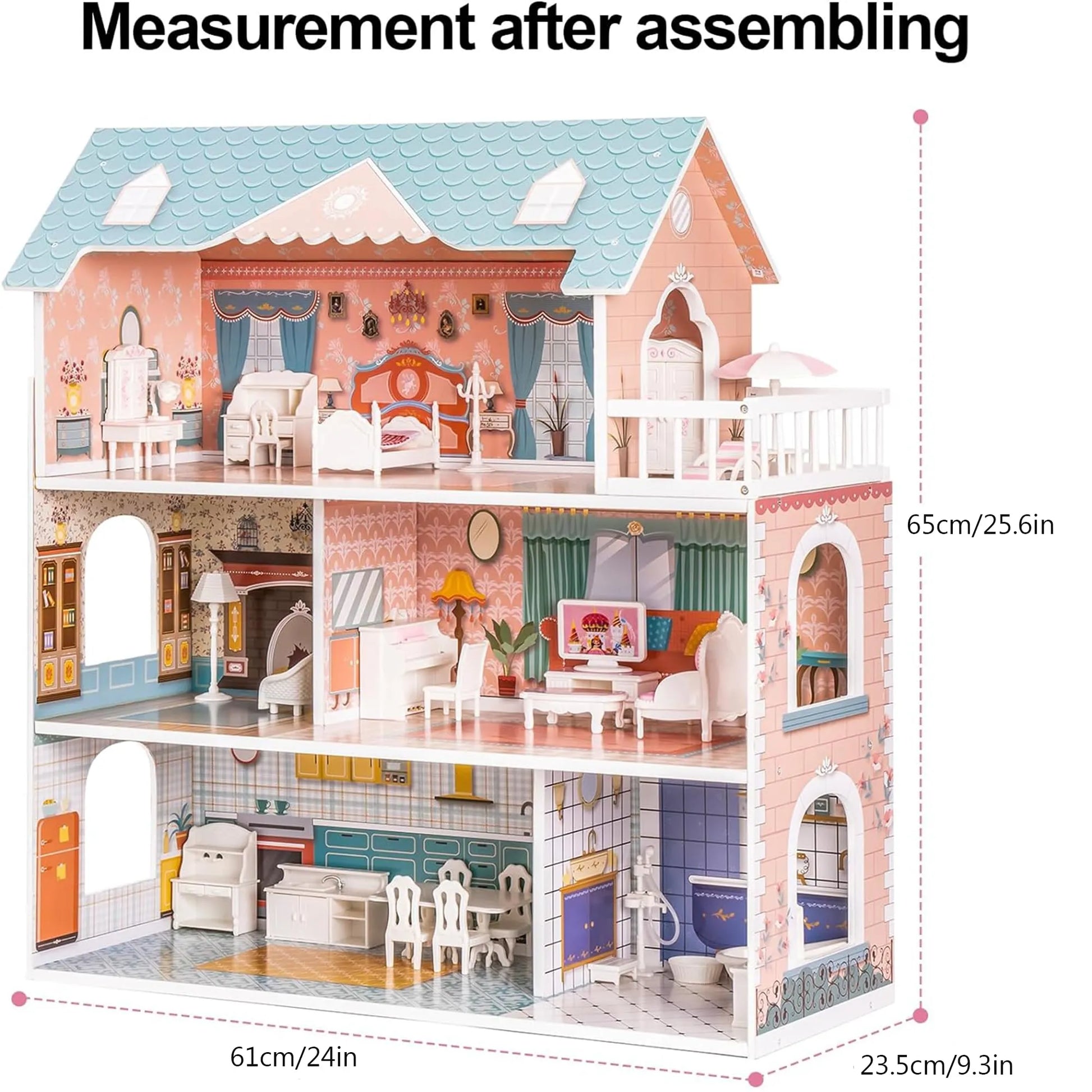 3-Story Kids Doll House