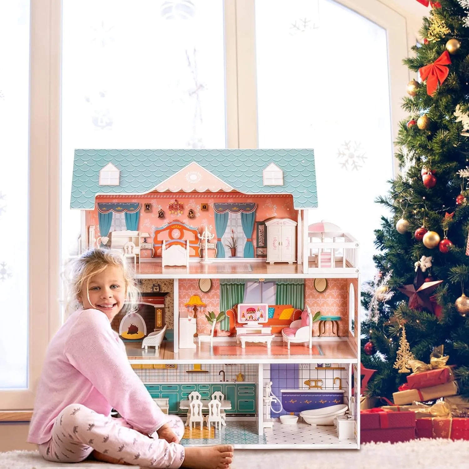 3-Story Kids Doll House