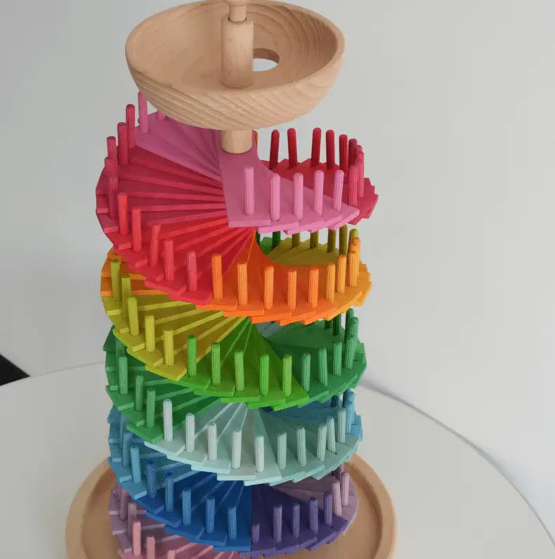 Wooden Block Set – Montessori Educational Building Toy for Kids