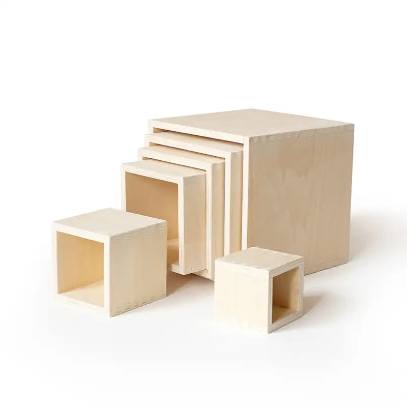 Wooden Rainbow Stacking Toy Set