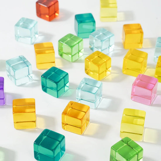 Acrylic Rainbow Gem Building Blocks