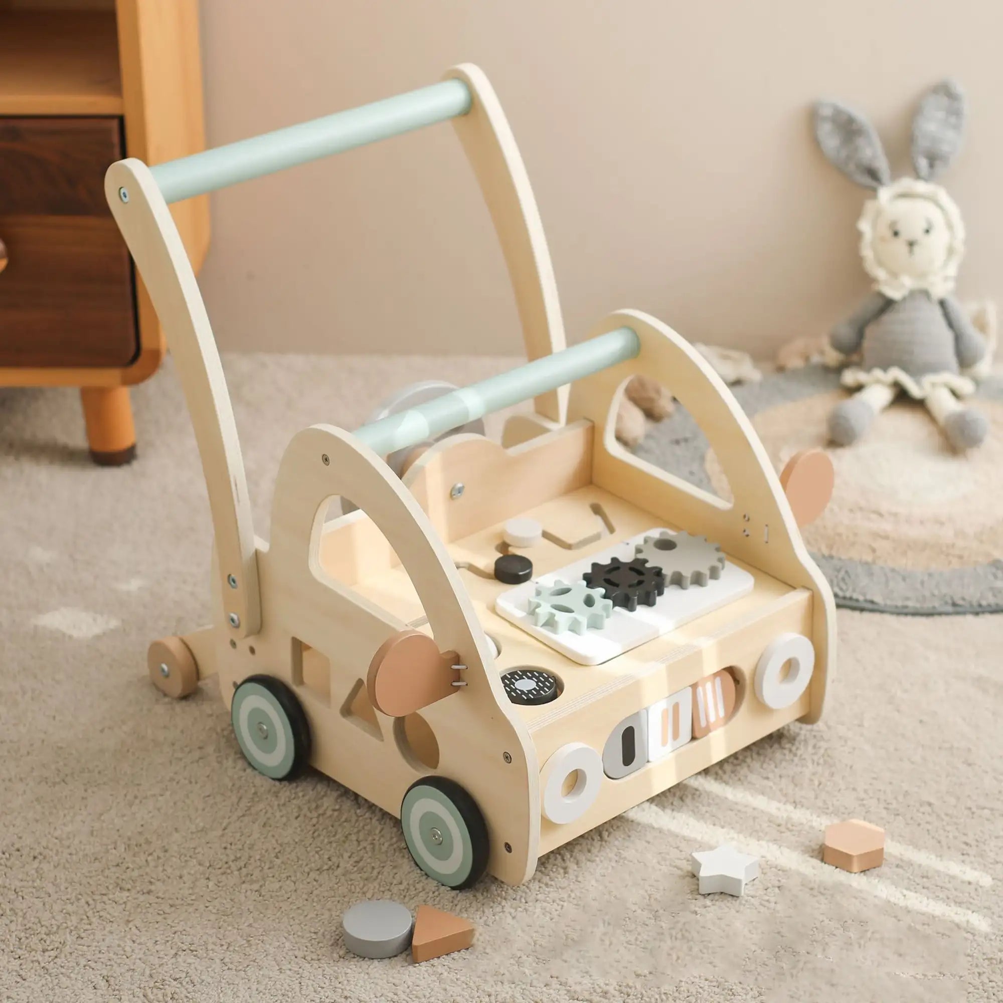 Forest Friends Wooden Baby Walker