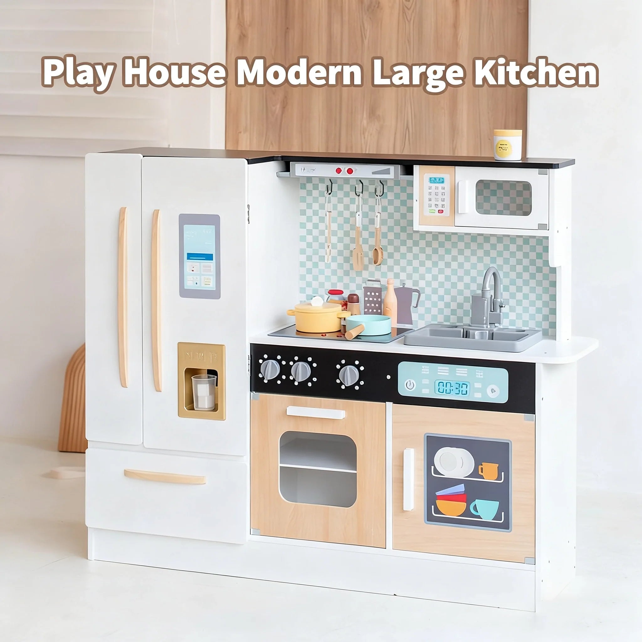 Kids Play Kitchen Set