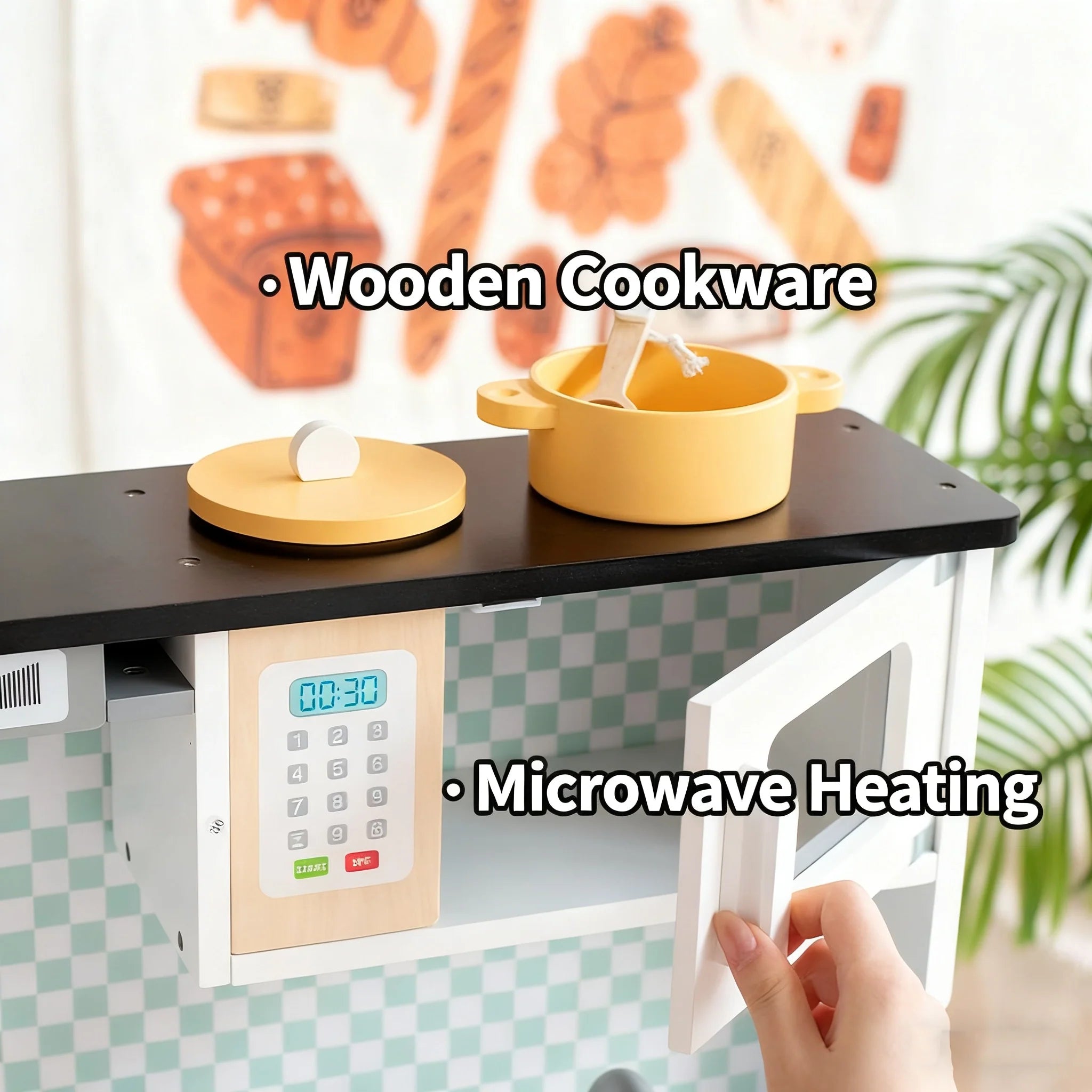 Kids Play Kitchen Set