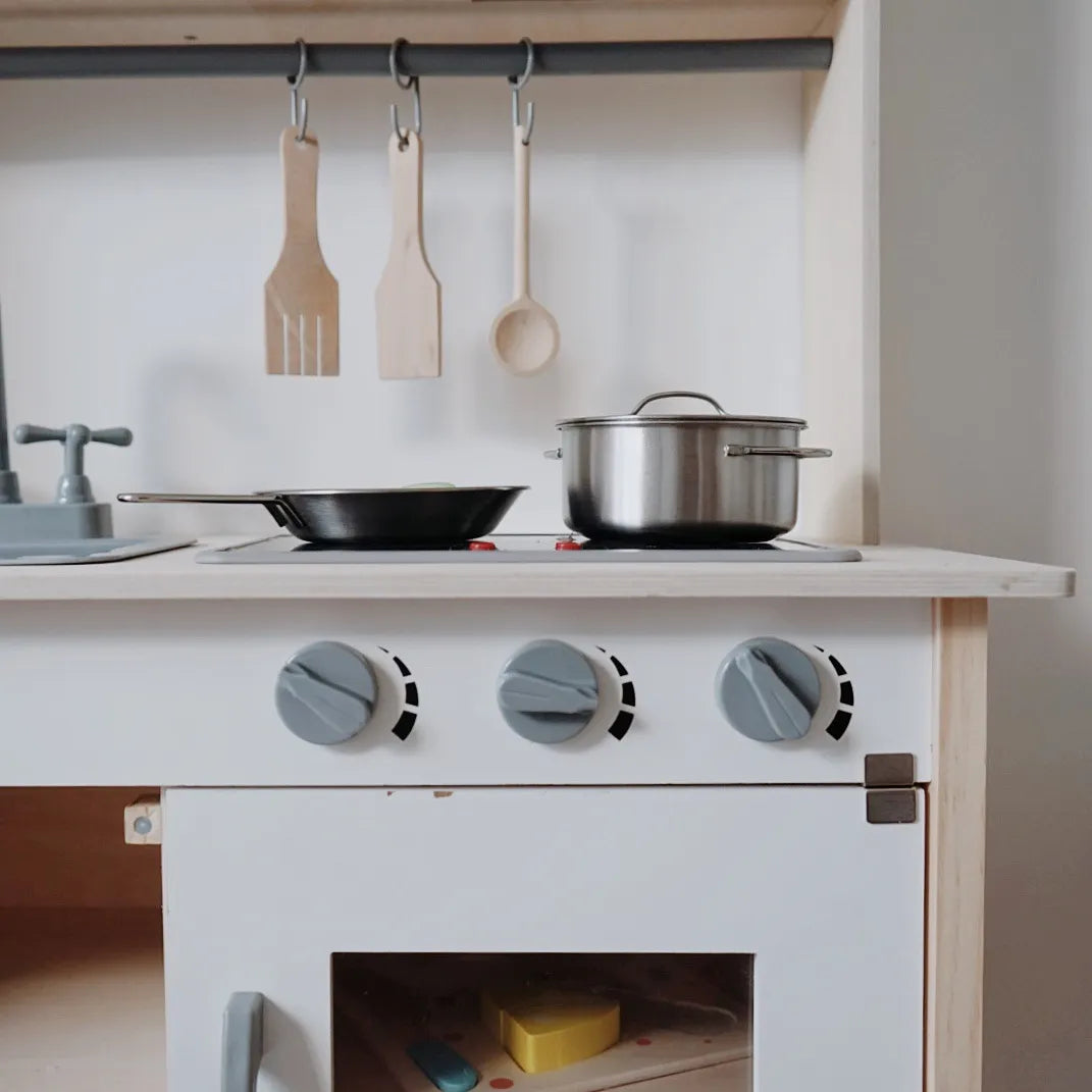 Wooden Play Kitchen for Kids