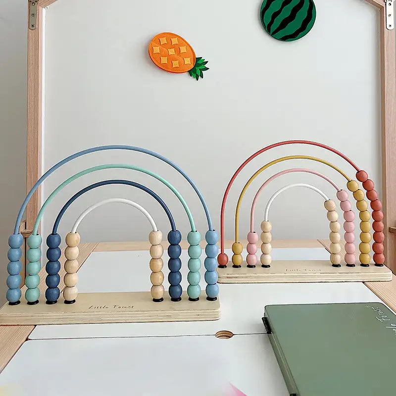 Wooden Counting Bead Frame for Kids