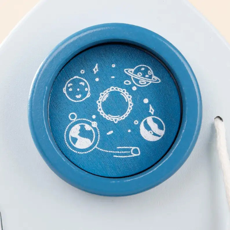 5-in-1 Montessori Rocket Shape Sorter Toy