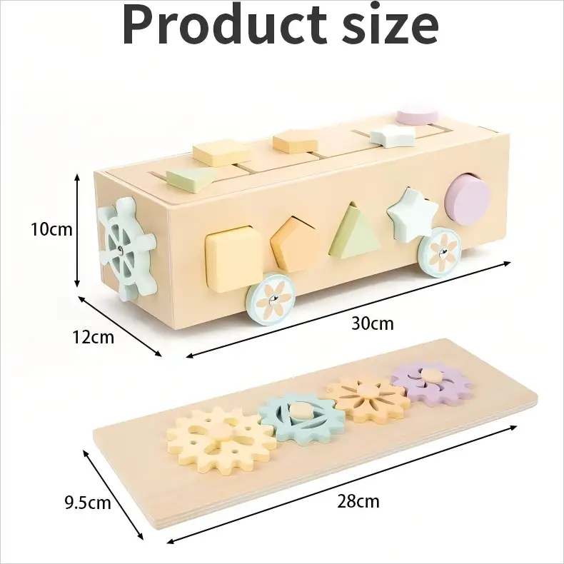 Montessori Wooden Shape Sorter Toy