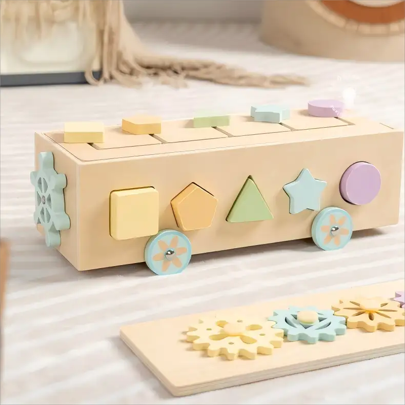 Montessori Wooden Shape Sorter Toy