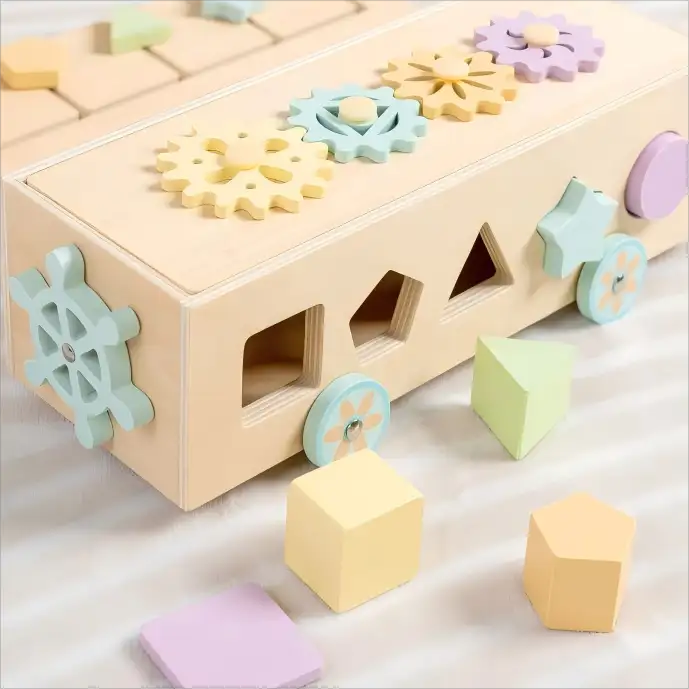 Montessori Wooden Shape Sorter Toy