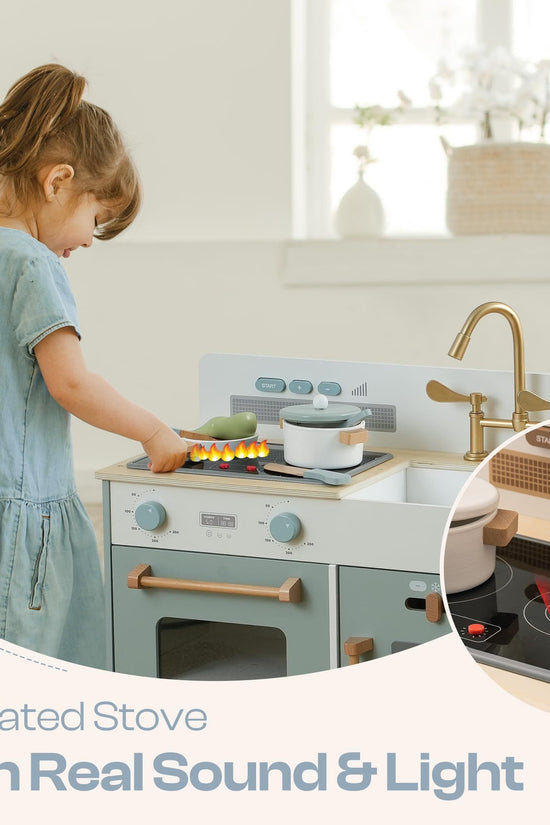 Montessori Wooden Toy Kitchen