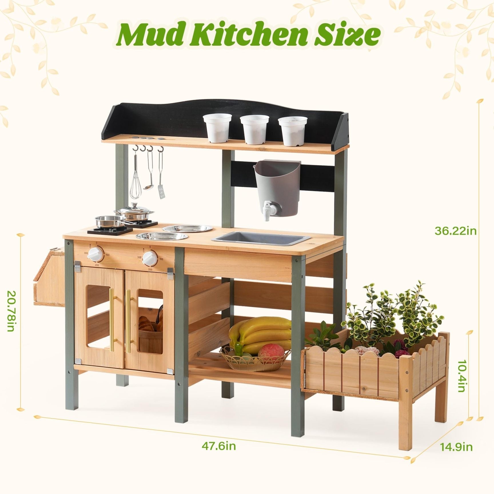 Outdoor Mud Play Kitchen