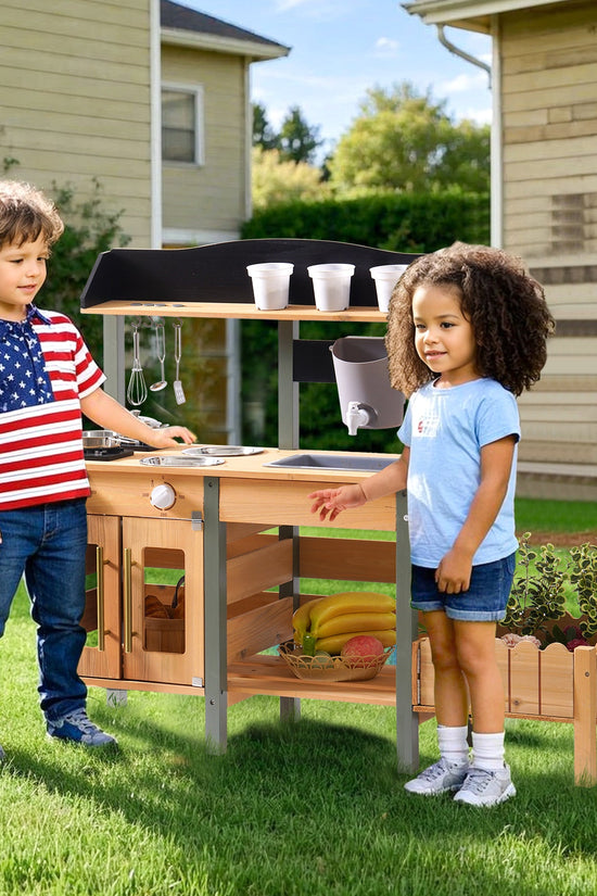 Outdoor Mud Play Kitchen