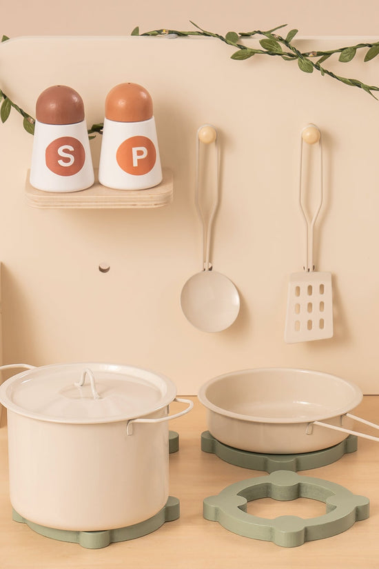 Rustic Wooden Toy Kitchen