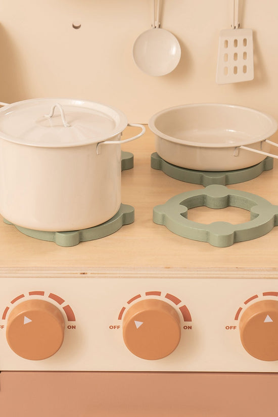 Rustic Wooden Toy Kitchen