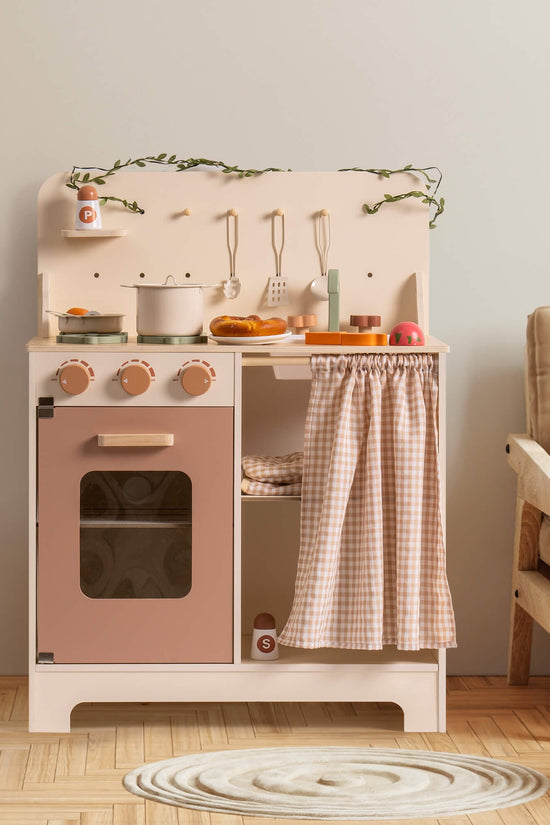 Rustic Wooden Toy Kitchen