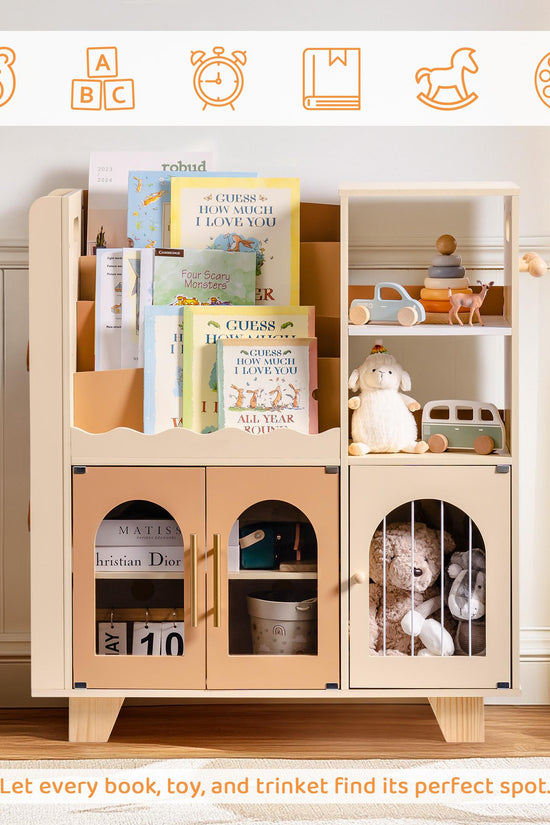 Wooden Children's Bookshelf