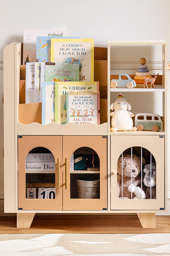 Wooden Children's Bookshelf