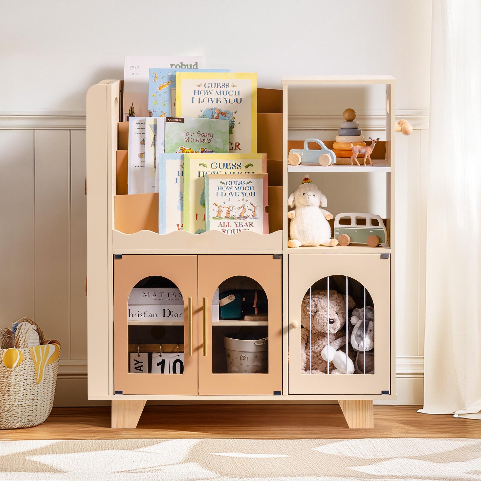 Wooden Children's Bookshelf