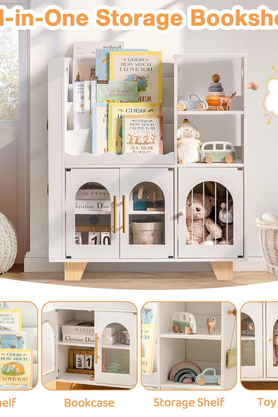 Wooden Children's Bookshelf
