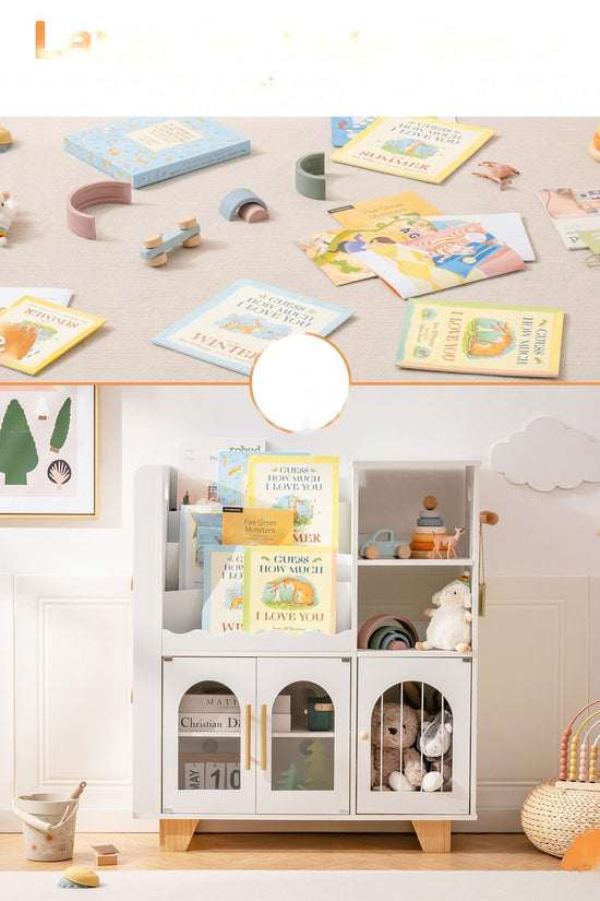Wooden Children's Bookshelf