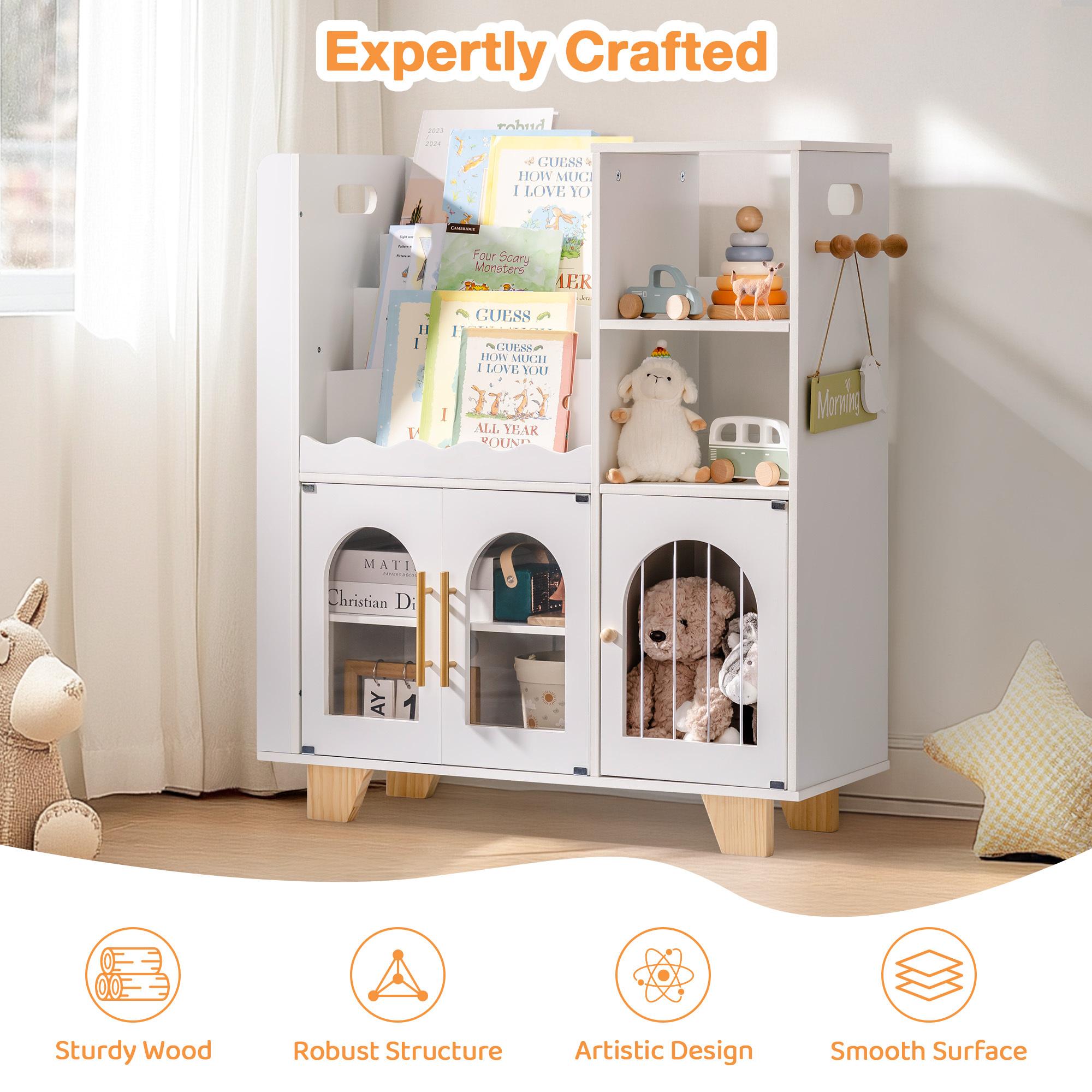 Wooden Children's Bookshelf