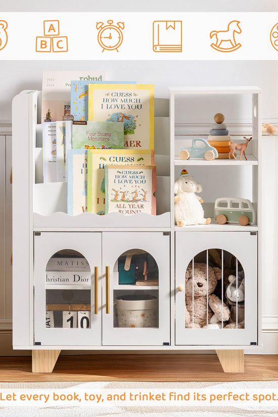 Wooden Children's Bookshelf