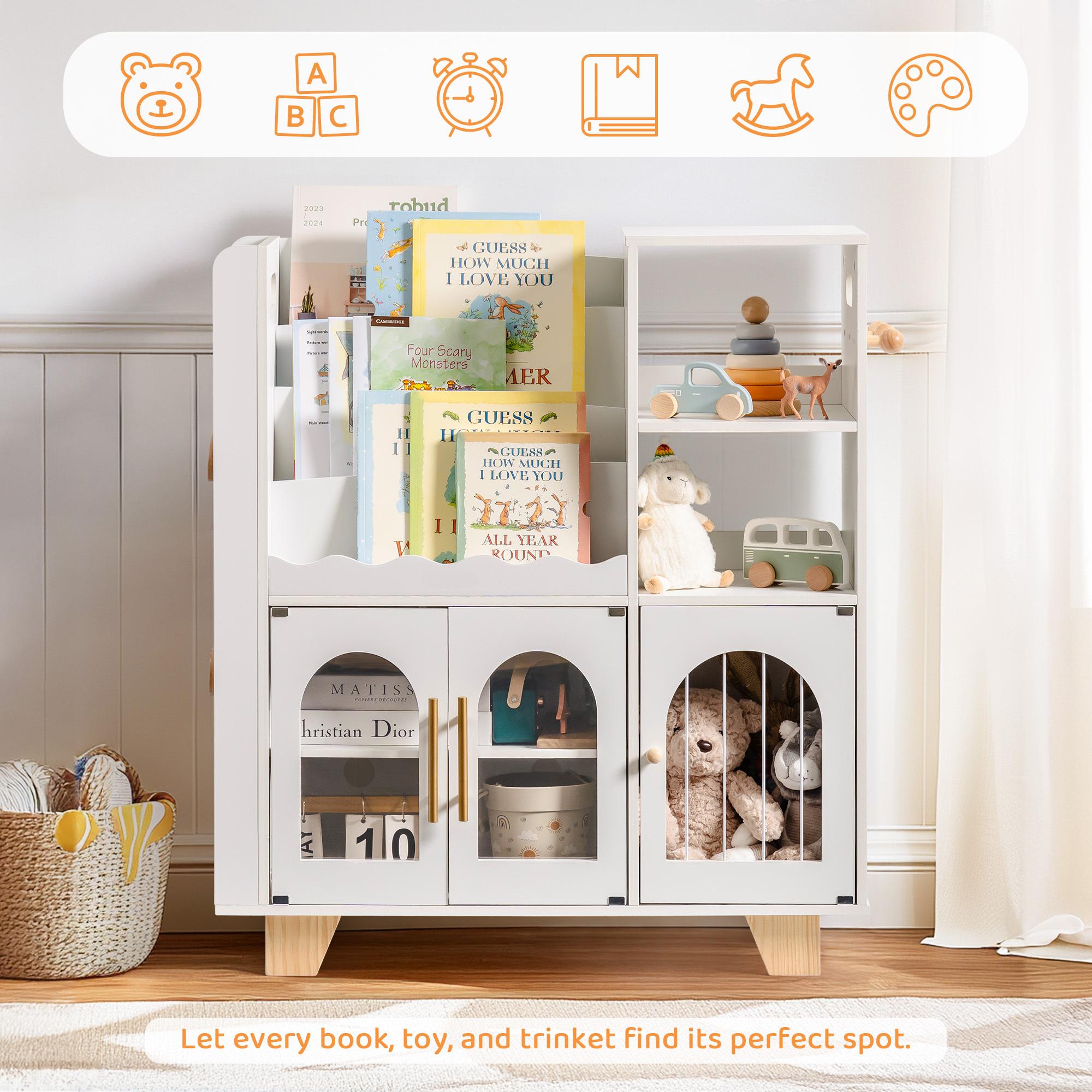 Wooden Children's Bookshelf