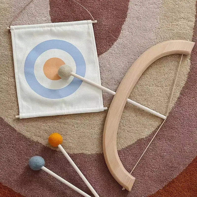 Wooden Archery Toy Set for Toddlers