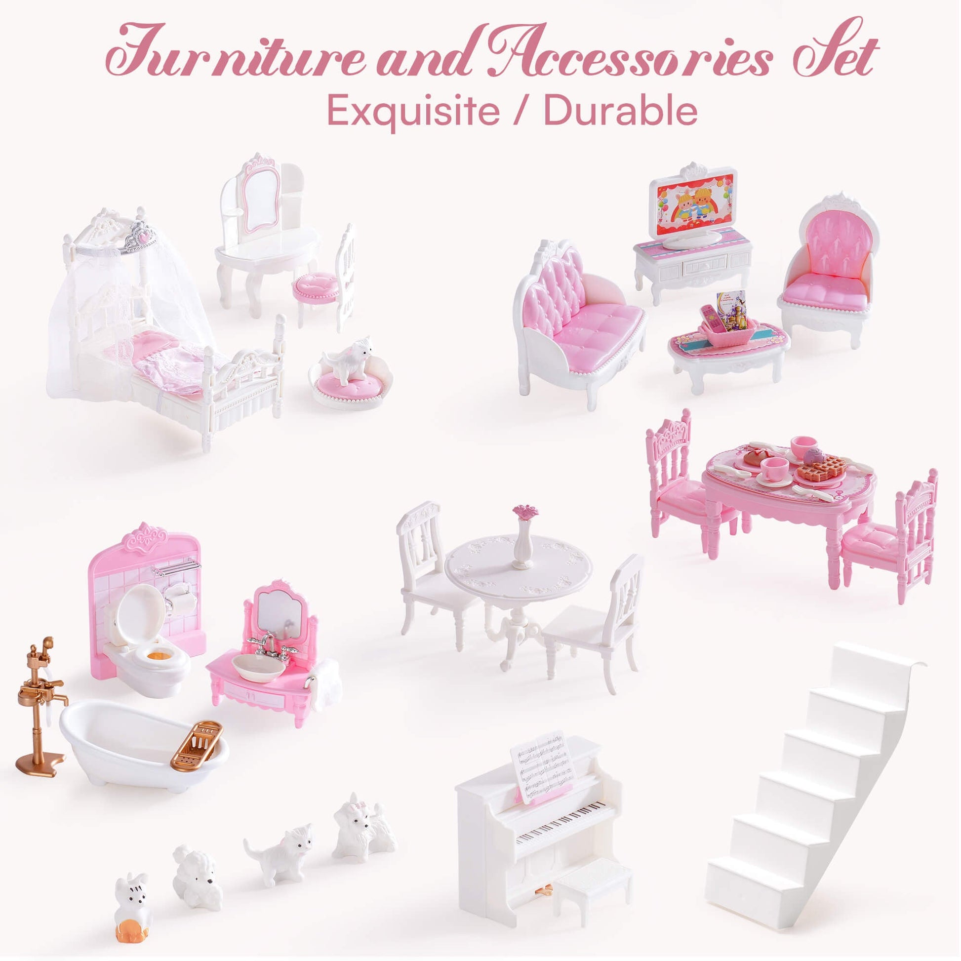 3-Storey Wooden Playhouse for Kids