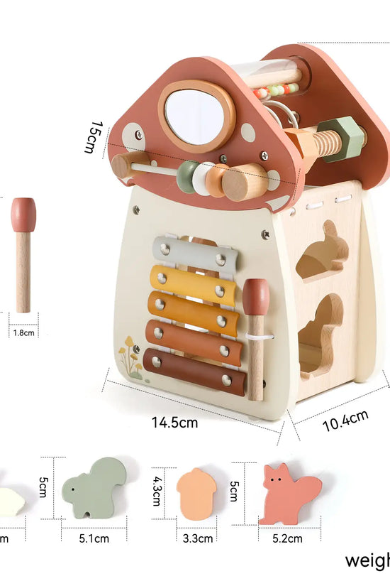 Montessori Wooden Tool Set for Toddlers