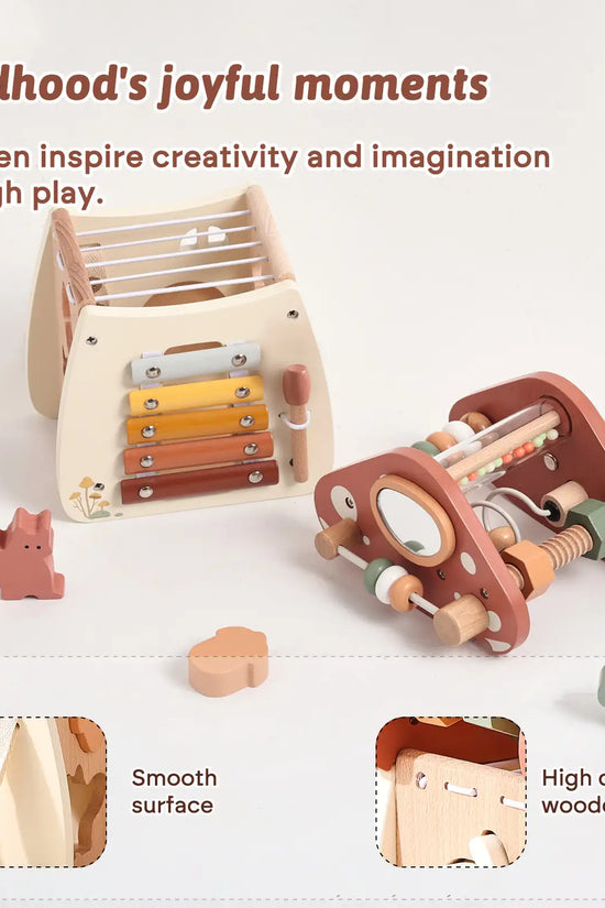 Montessori Wooden Tool Set for Toddlers