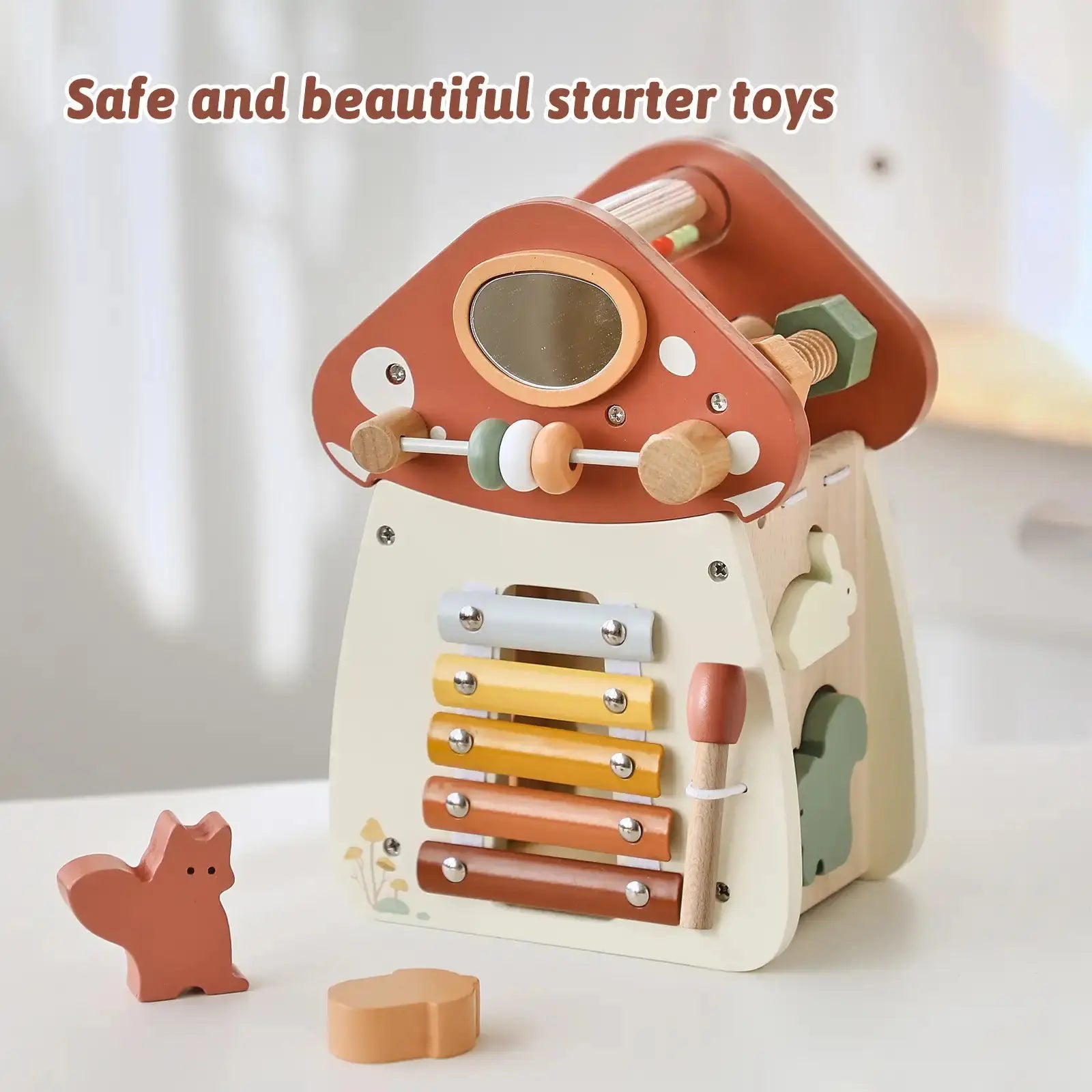 Montessori Wooden Tool Set for Toddlers