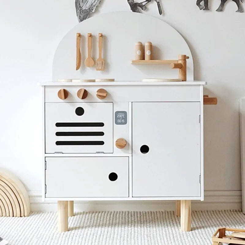 Wooden Kids Kitchen Playset
