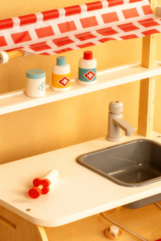 Wooden Medical Clinic Toy Set for Kids