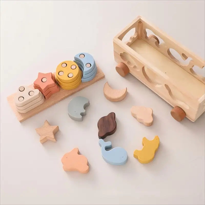 Wooden Montessori Toys for Toddlers
