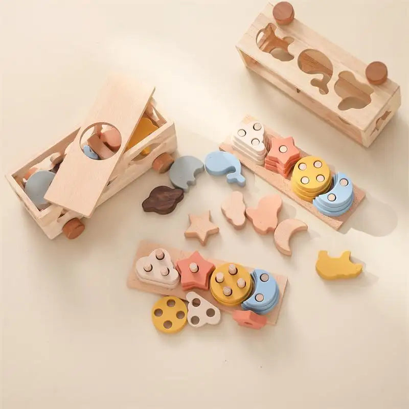Wooden Montessori Toys for Toddlers