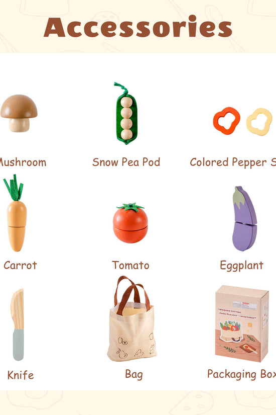 Wooden Play Food Set