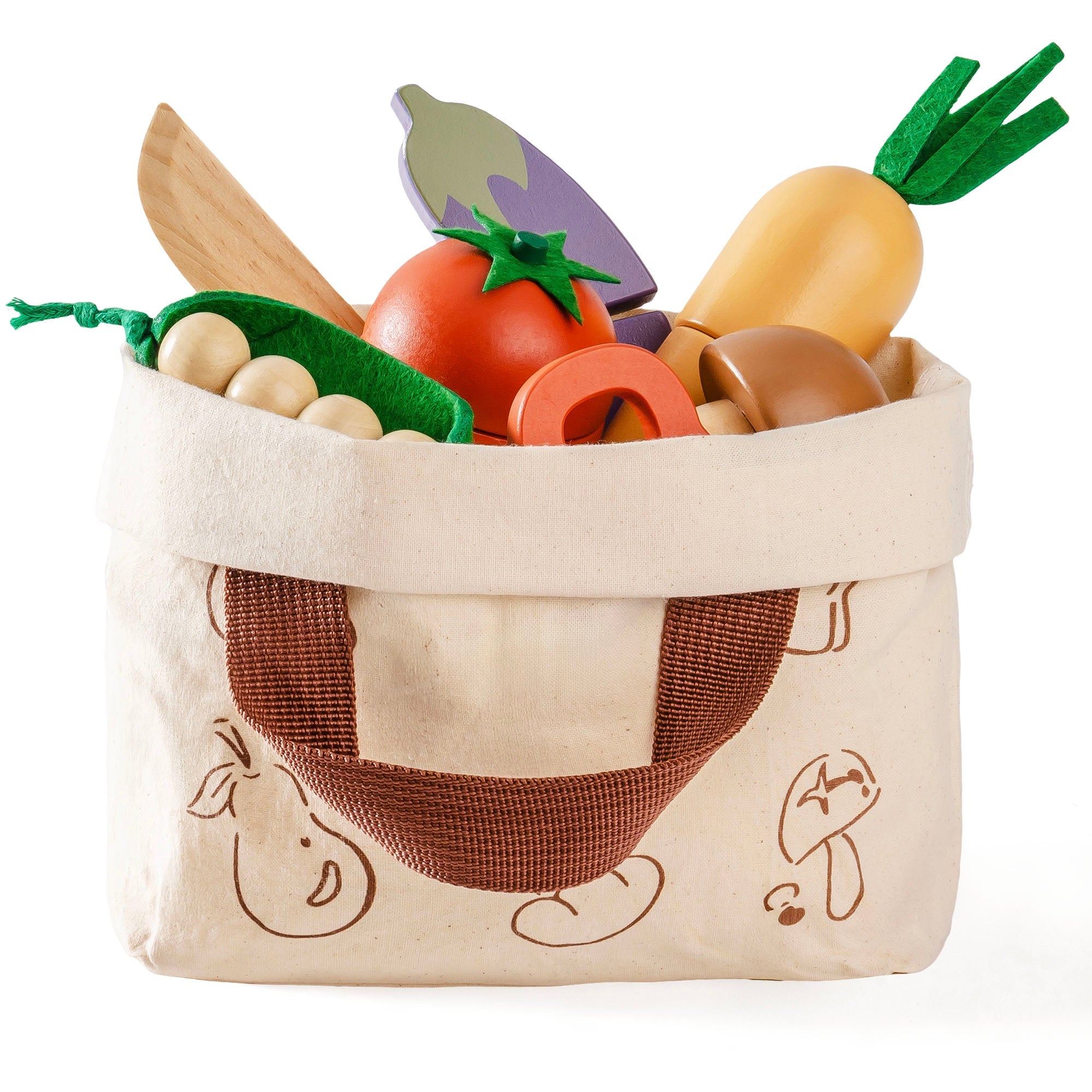 Wooden Play Food Set
