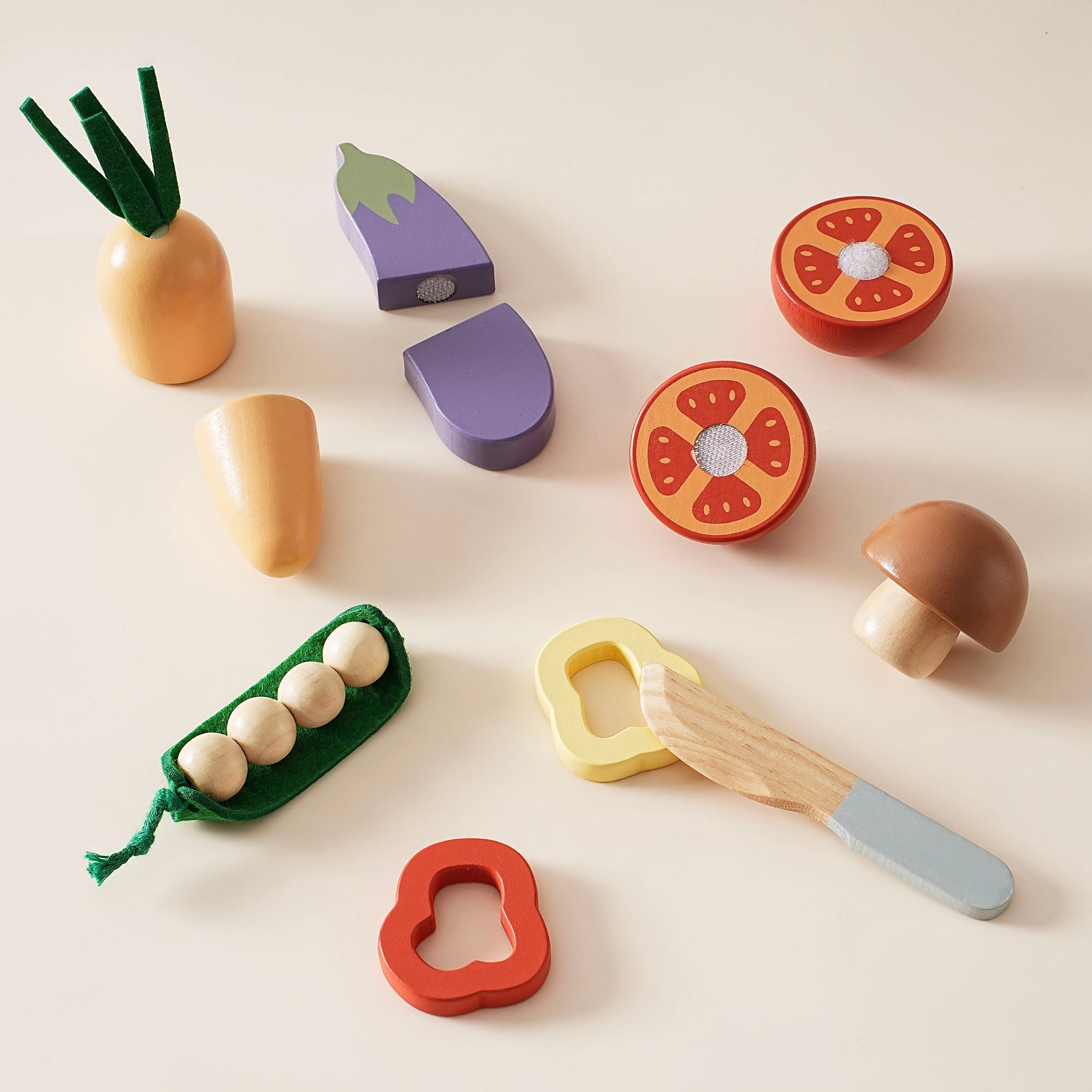 Wooden Play Food Set