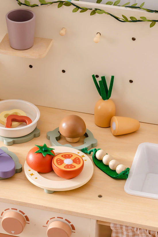 Wooden Play Food Set