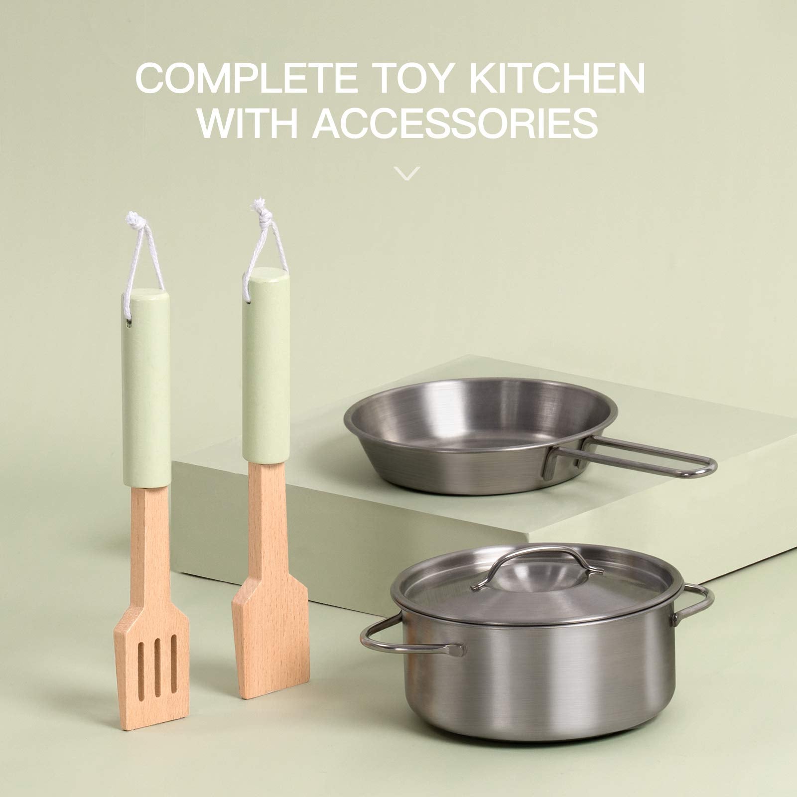 Realistic Pretend Cooking Toy Set