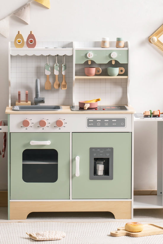 Wooden Play Kitchen Set